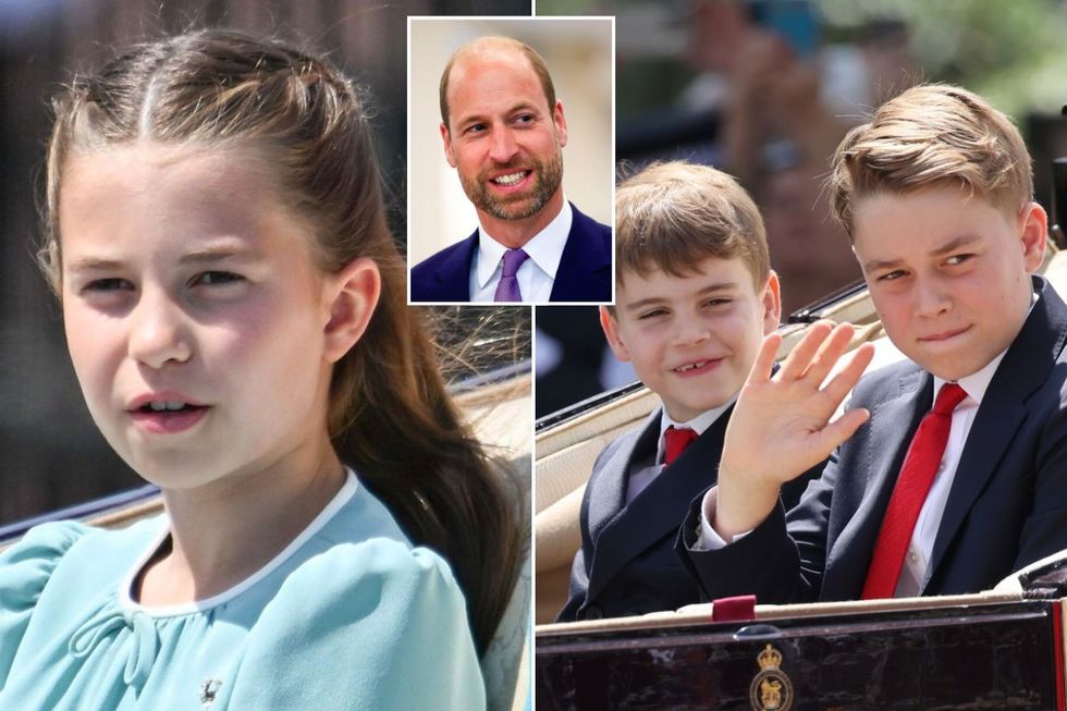 Princess Charlotte, Prince William, Prince George, Prince Louis