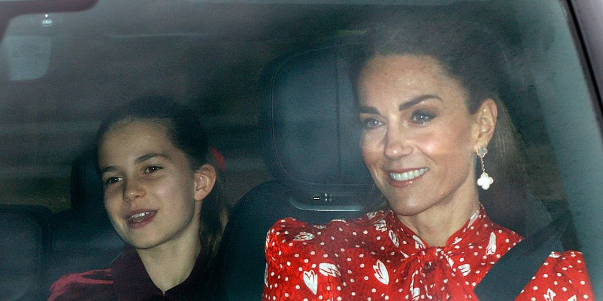 Princess Charlotte’s matching moment with Kate Middleton at Buckingham Palace Christmas lunch Princess Charlotte’s matching moment with Kate Middleton at Buckingham Palace Christmas lunch