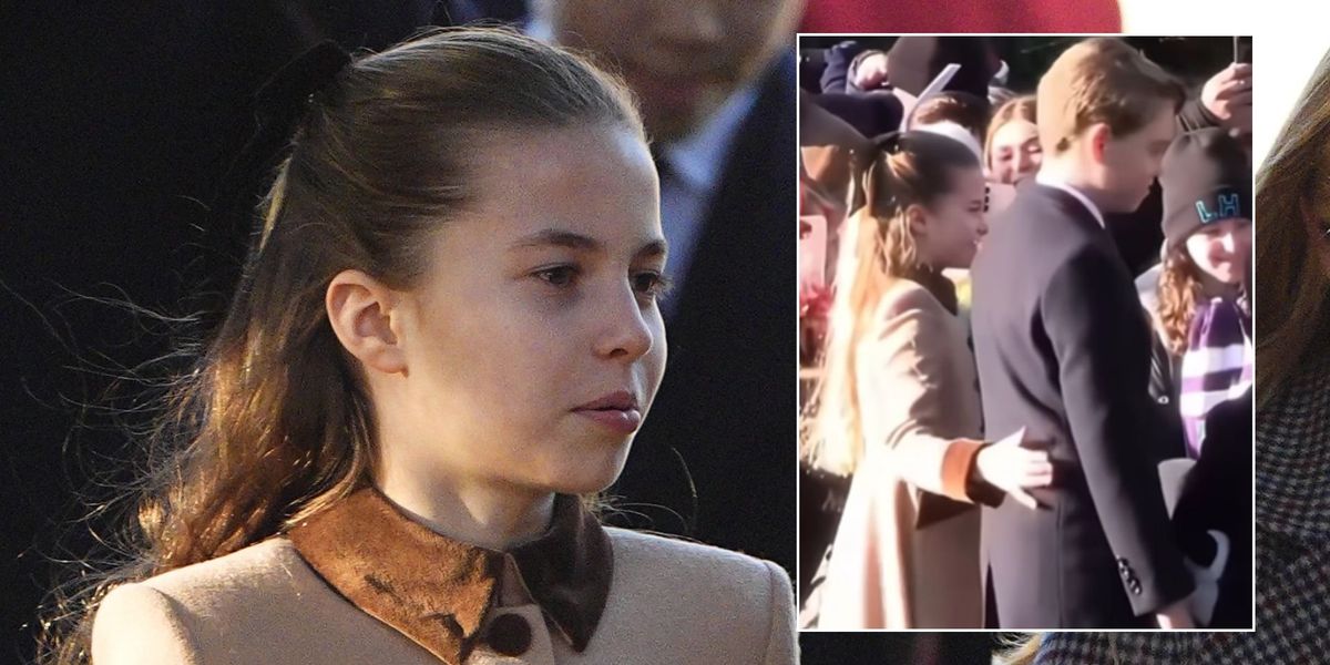 Princess Charlotte’s sweet gesture to her brother Prince George spotted by royal fans during walkabout Princess Charlotte’s sweet gesture to her brother Prince George spotted by royal fans during walkabout