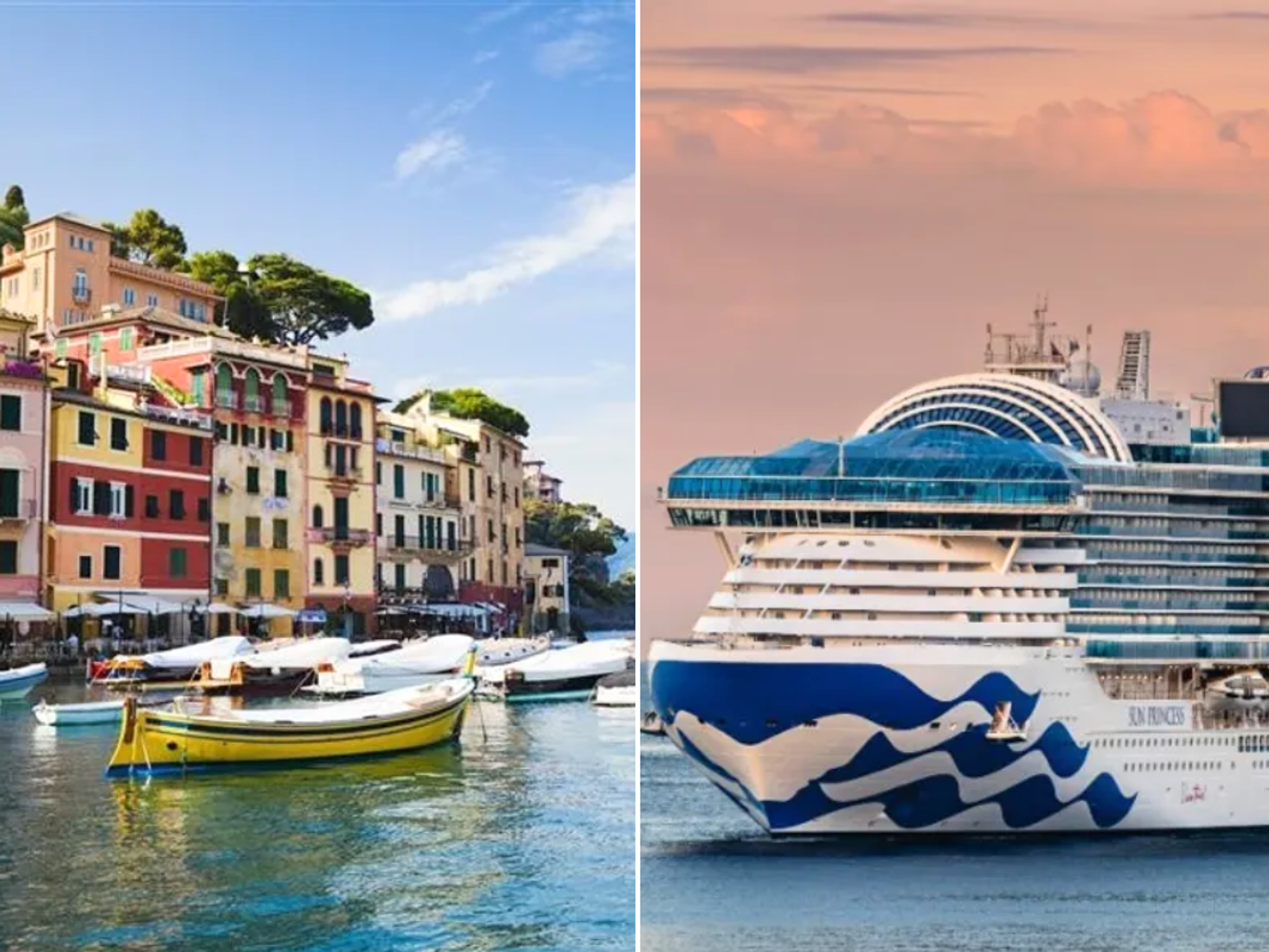 Princess Cruise ship / Princess cruise stop