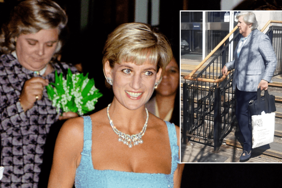 Princess Diana and Anne Beckwith-Smith