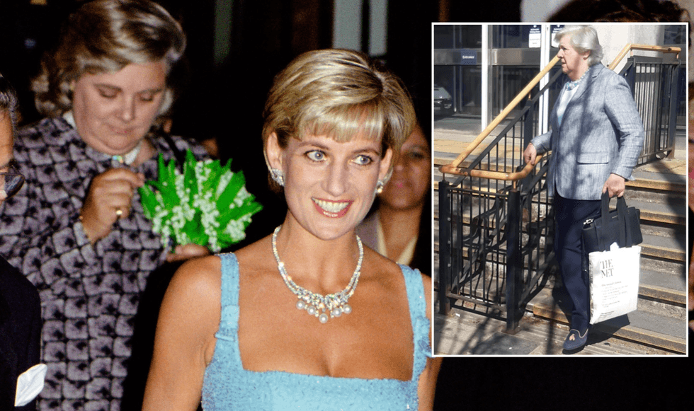 Princess Diana and Anne Beckwith-Smith