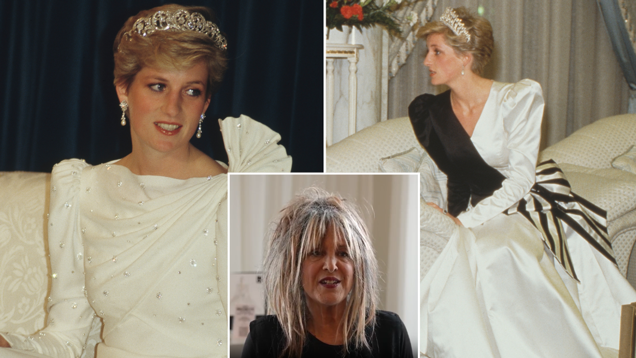 Princess Diana and Elizabeth Emanuel