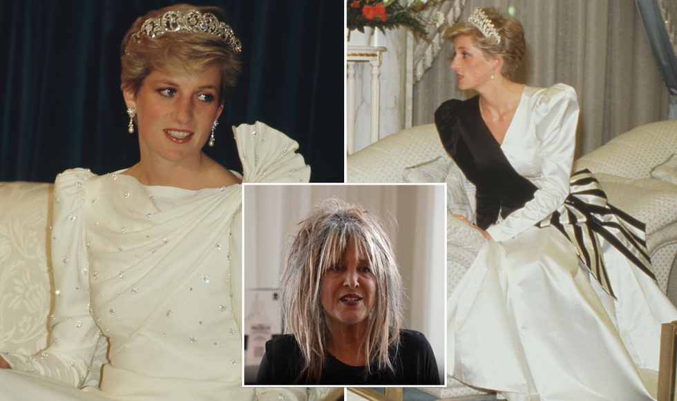 Princess Diana and Elizabeth Emanuel