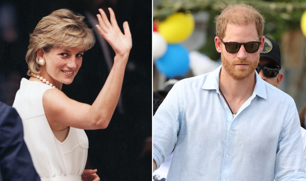 Princess Diana and Prince Harry