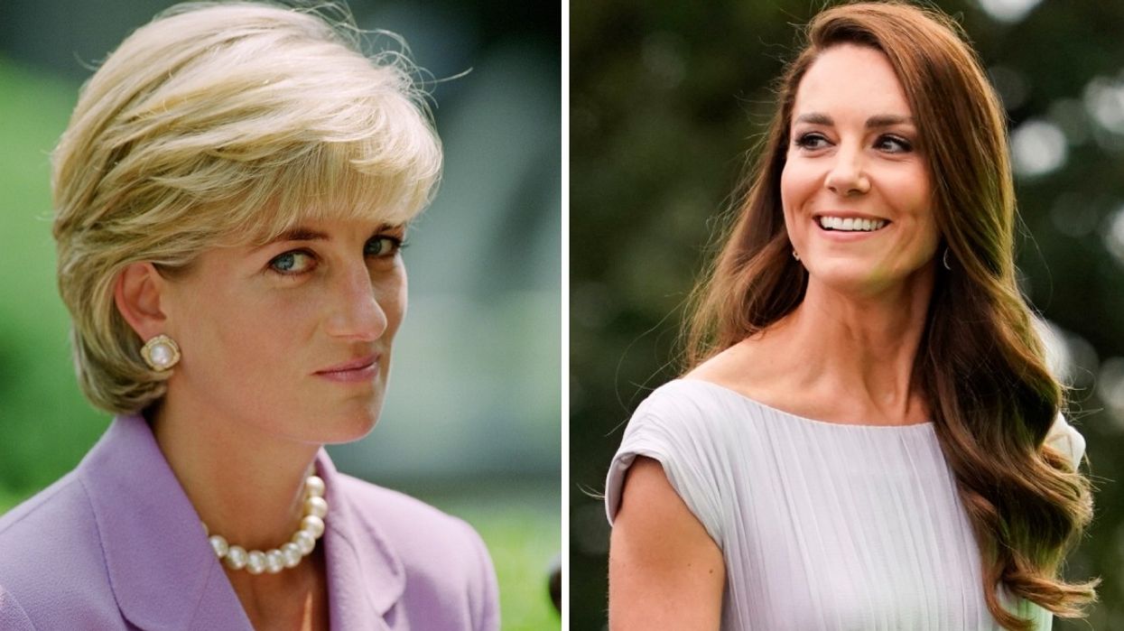Princess Diana and Princess Kate