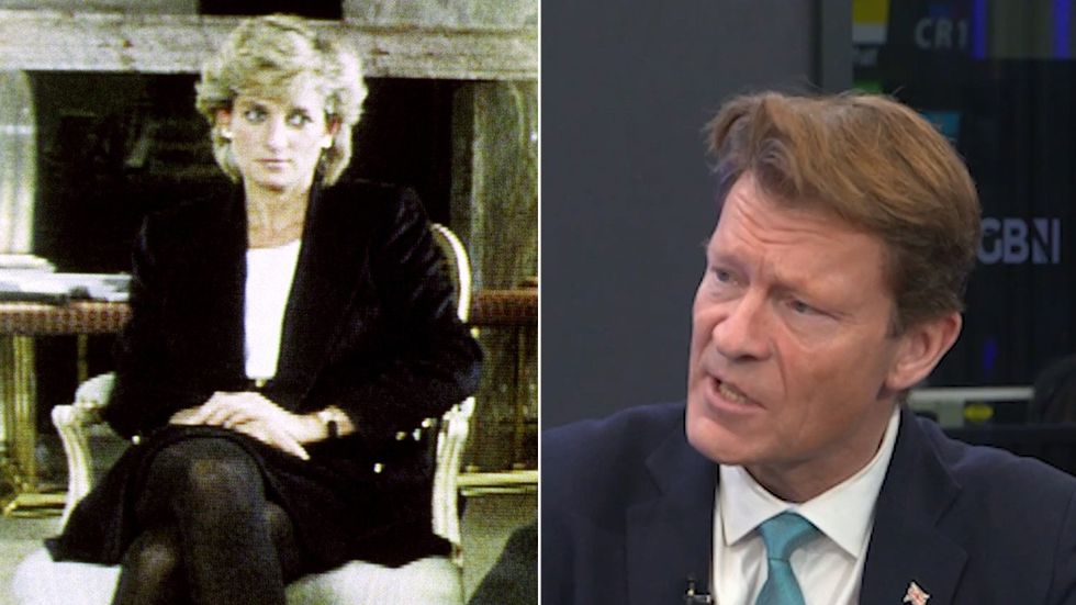 Princess Diana and Richard Tice