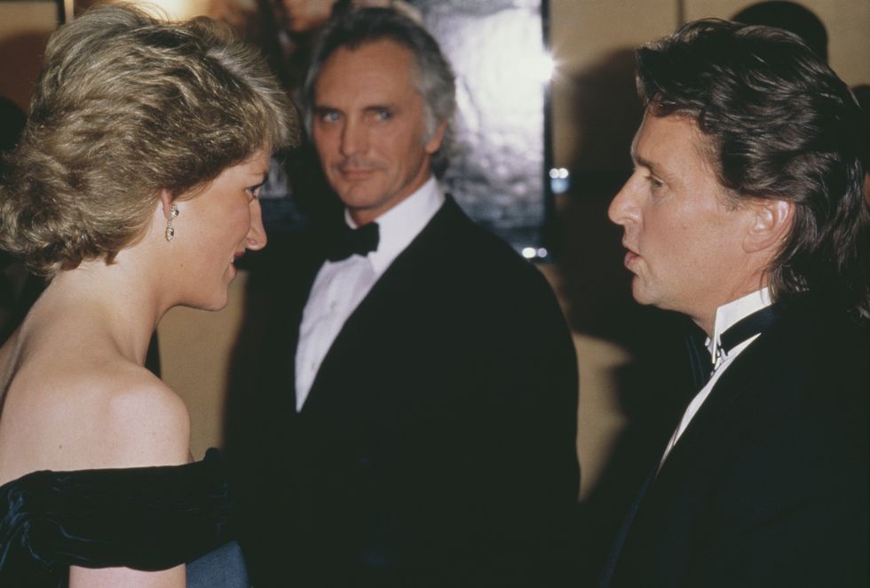 Princess Diana and Terence Stamp