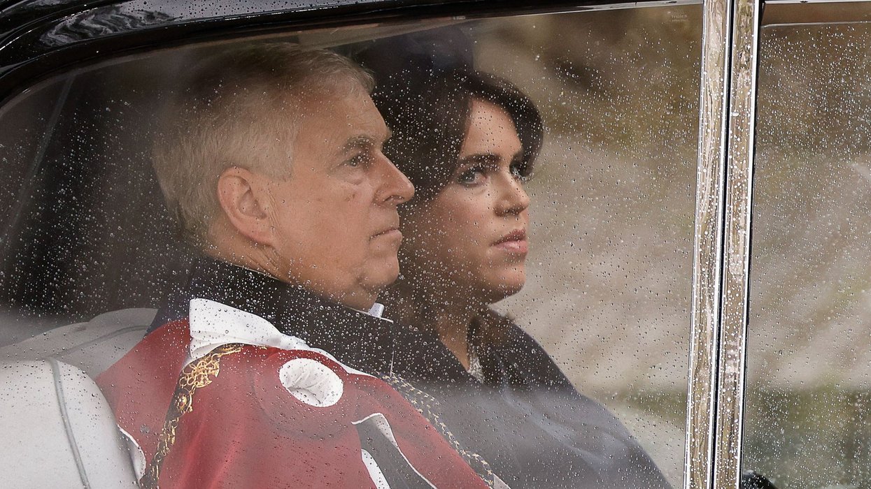 Princess Eugenie and Andrew Mountbatten-Windsor