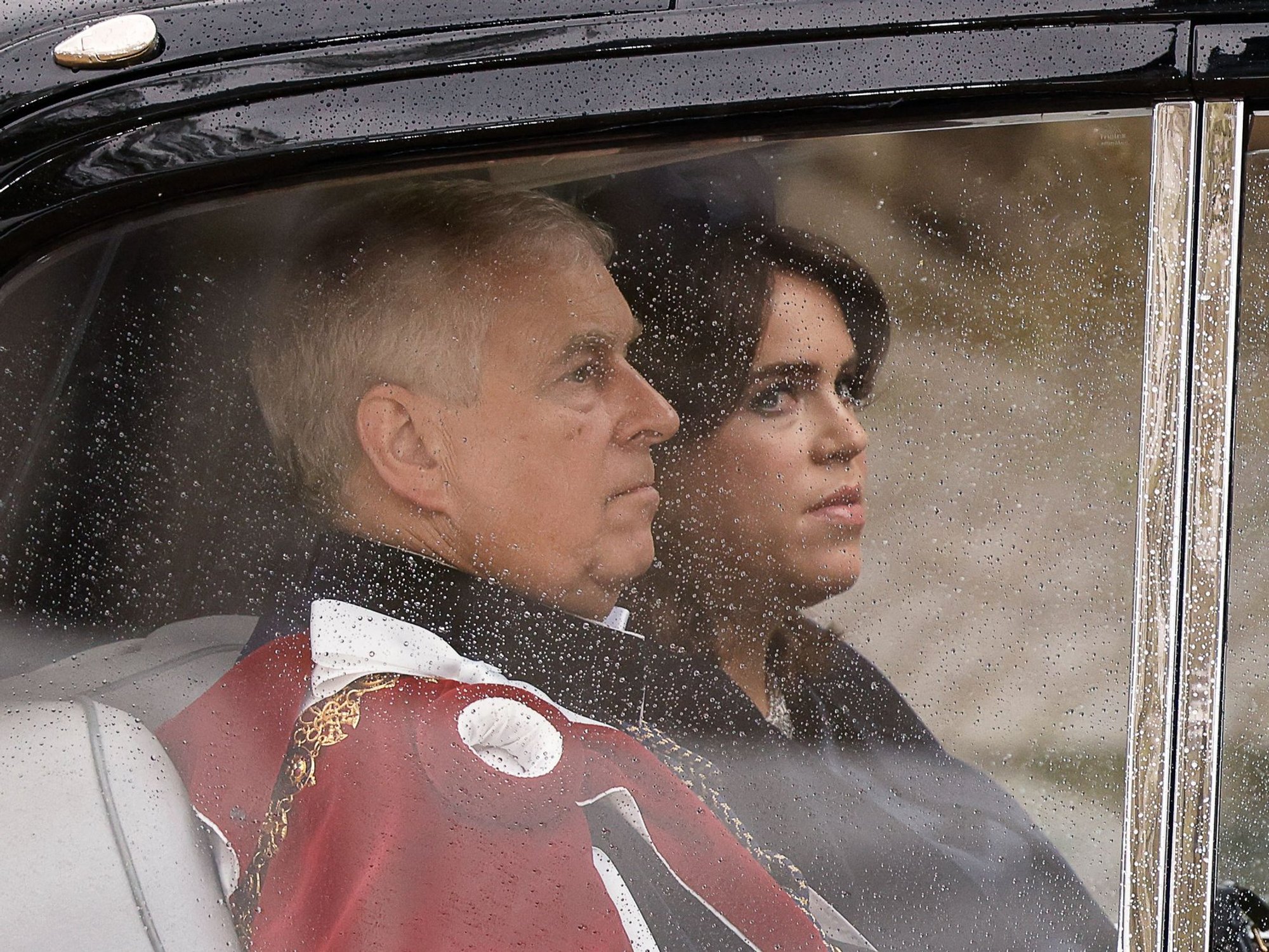 Princess Eugenie and Andrew Mountbatten-Windsor