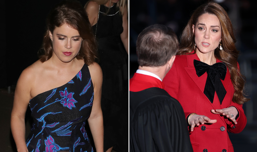 Princess Eugenie and Kate Middleton