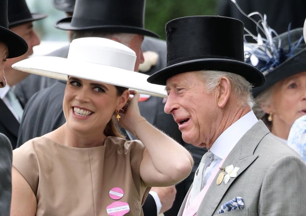 Princess Eugenie and King Charles