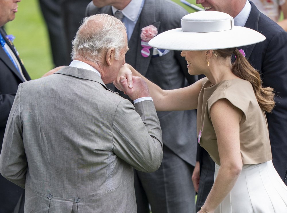 Princess Eugenie and King Charles