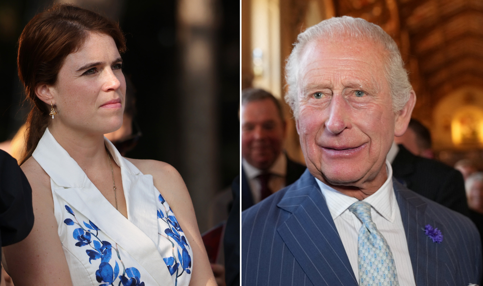 Princess Eugenie and King Charles
