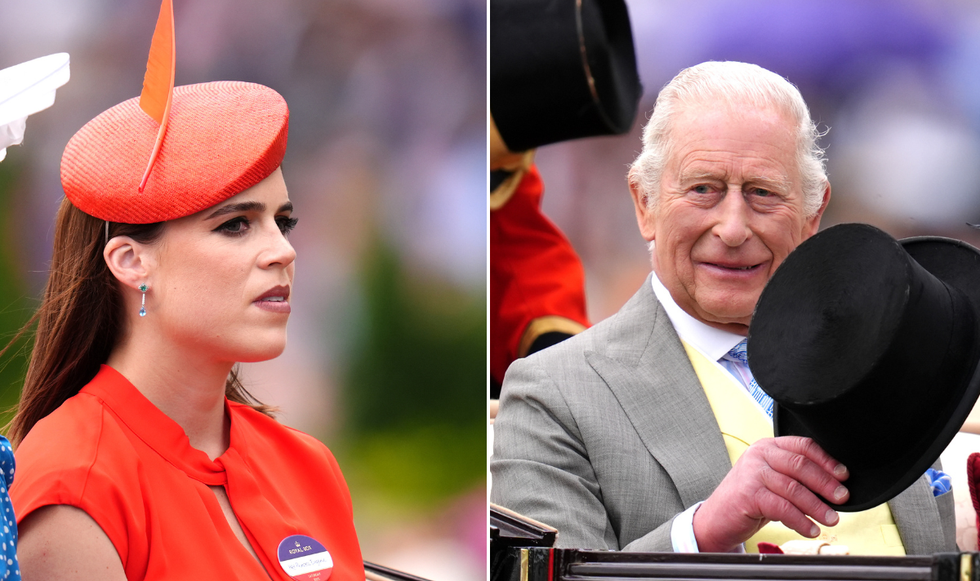 Princess Eugenie and King Charles