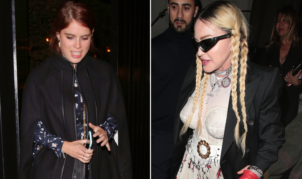 Princess Eugenie and Madonna
