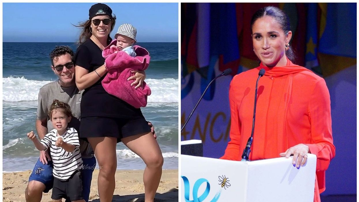 Princess Eugenie and Meghan Markle