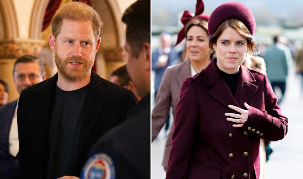 Princess Eugenie and Prince Harry