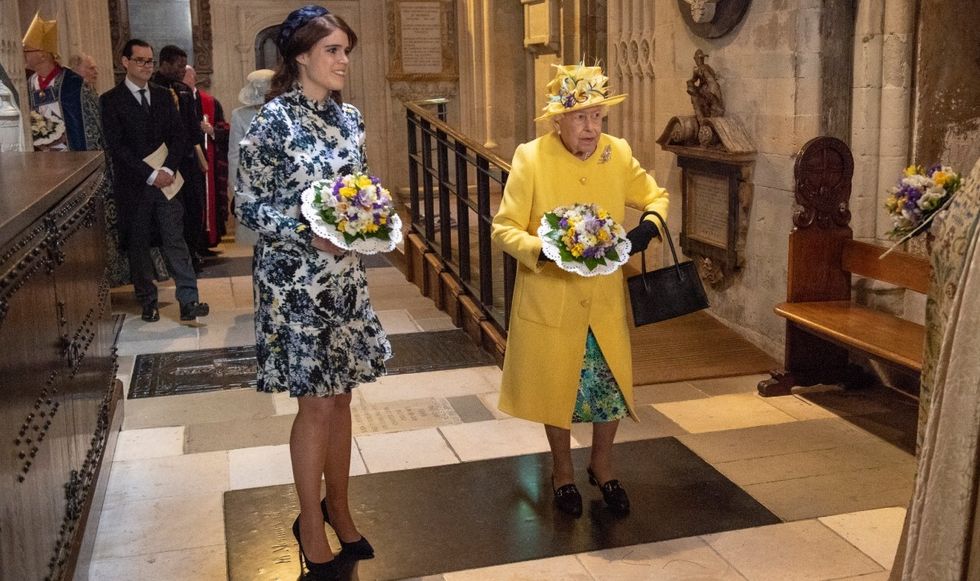 Princess Eugenie and Queen Elizabeth