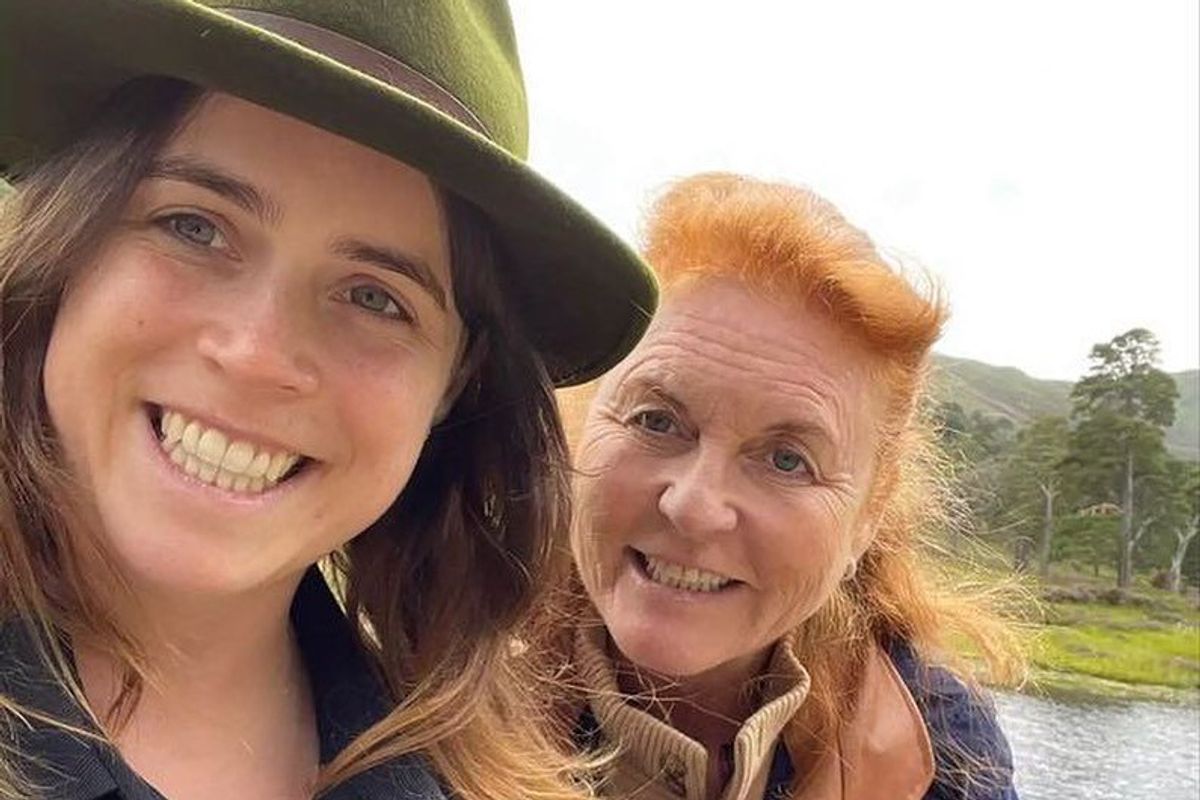 Princess Eugenie and Sarah Ferguson