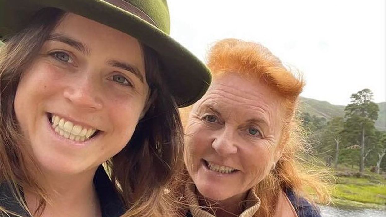 Princess Eugenie and Sarah Ferguson