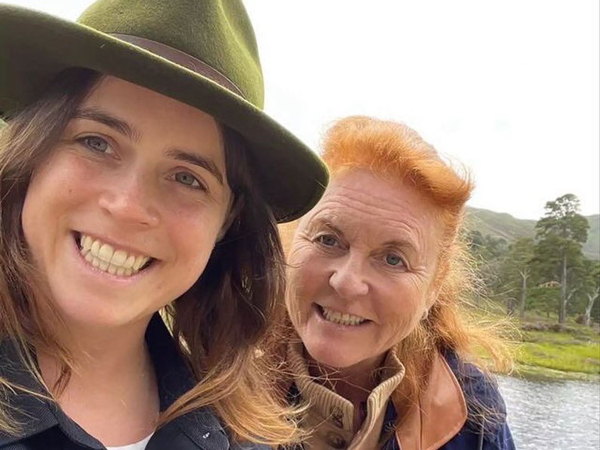 Princess Eugenie and Sarah Ferguson