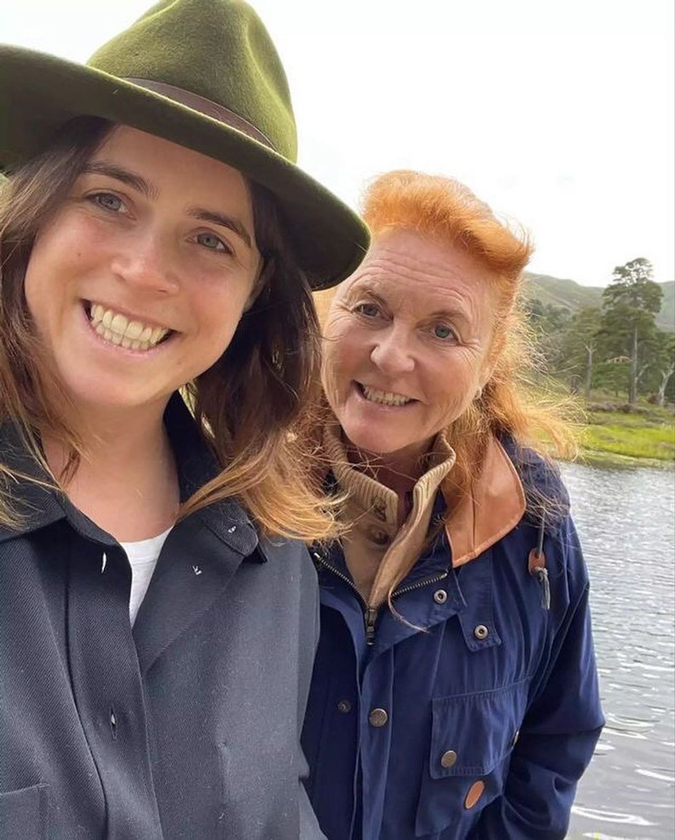 Princess Eugenie and Sarah Ferguson