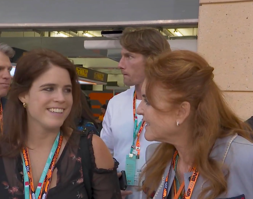 Princess Eugenie and Sarah Ferguson