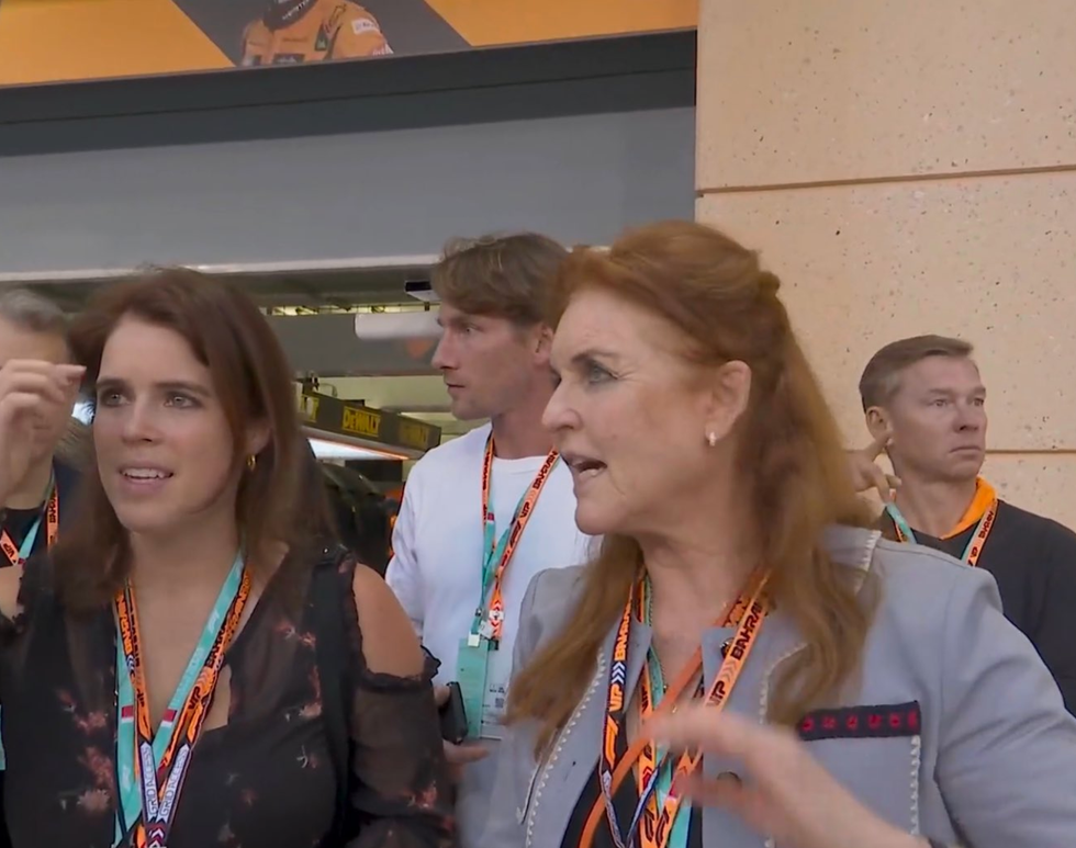 Princess Eugenie and Sarah Ferguson