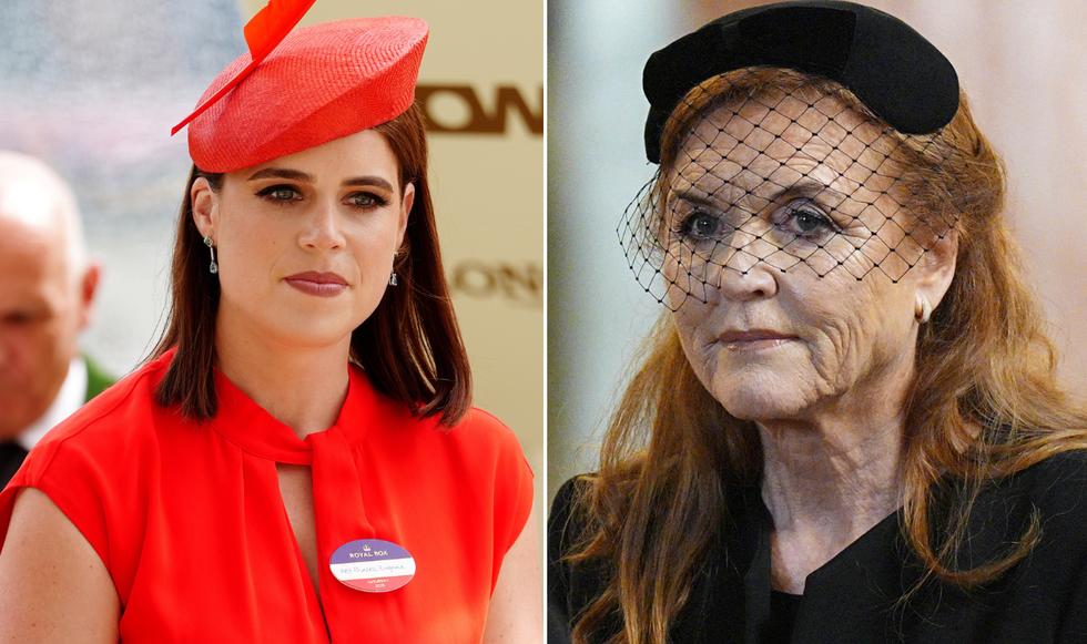 Princess Eugenie and Sarah Ferguson