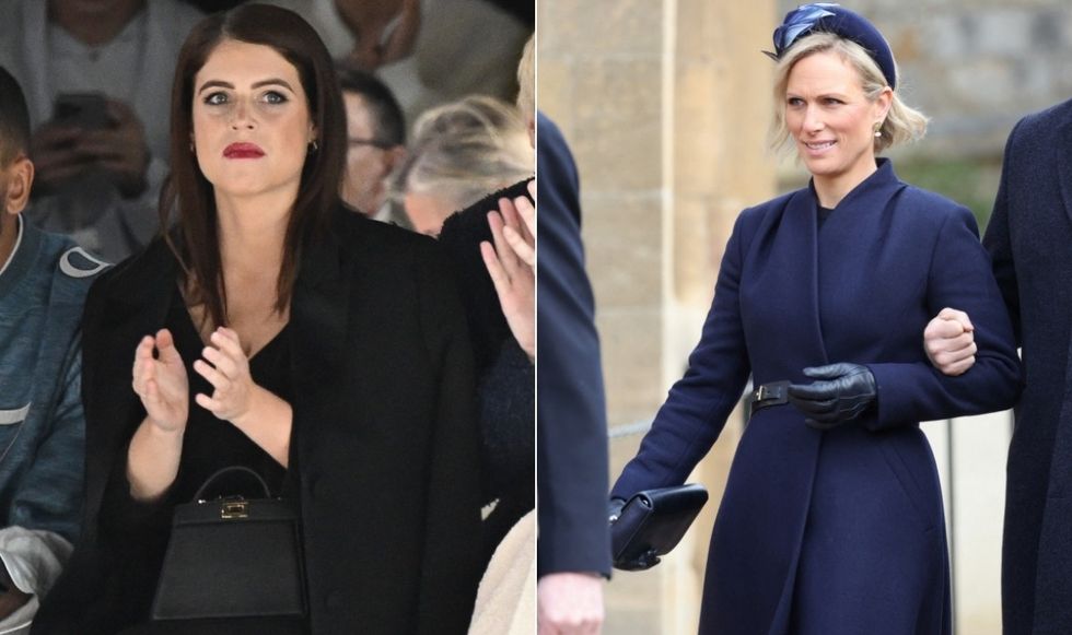 Princess Eugenie and Zara Tindall