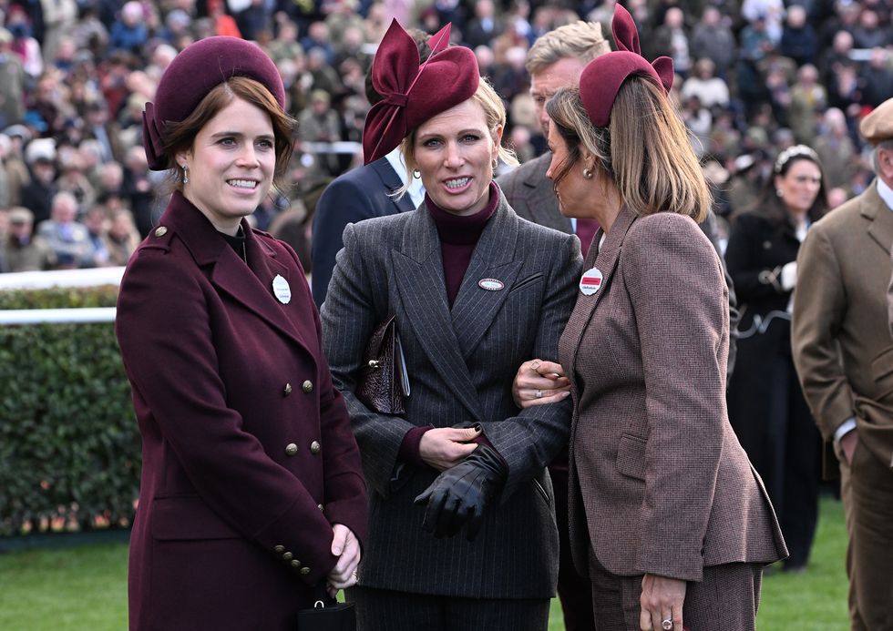 Princess Eugenie and Zara Tindall