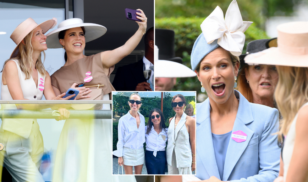 Princess Eugenie and Zara Tindall