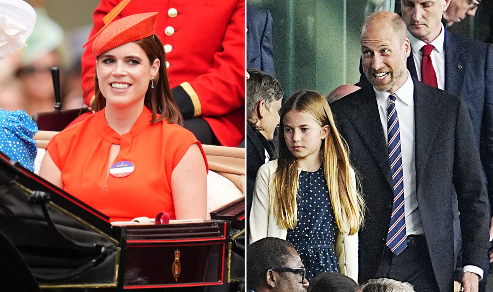 Princess Eugenie, Charlotte and William