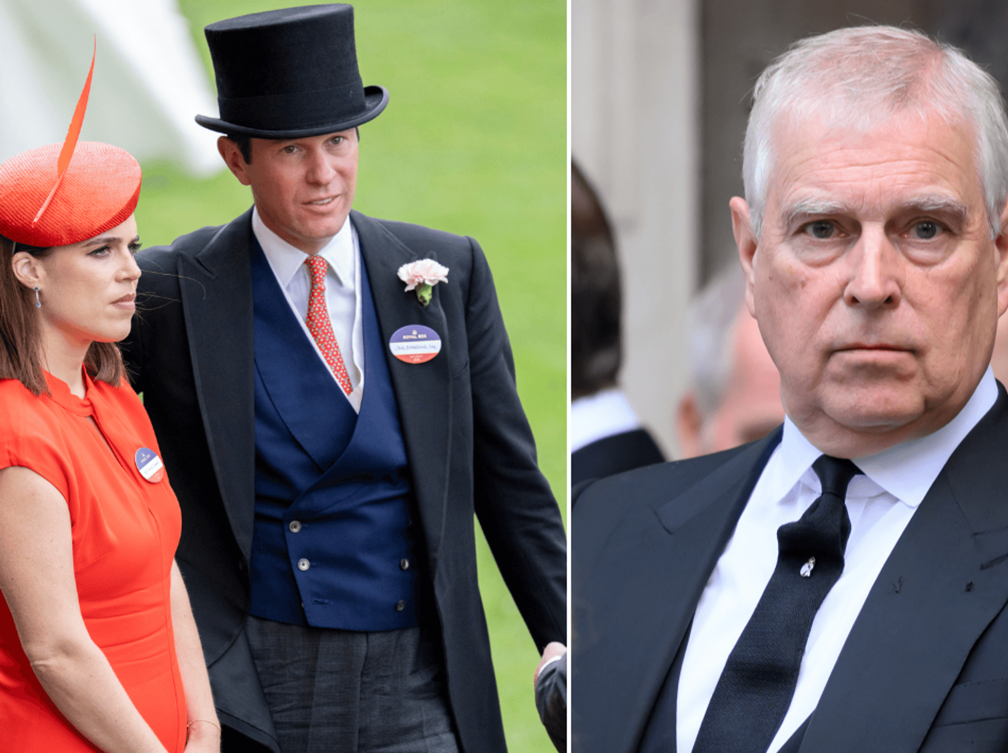 Princess Eugenie, Jack Brooksbank and Andrew