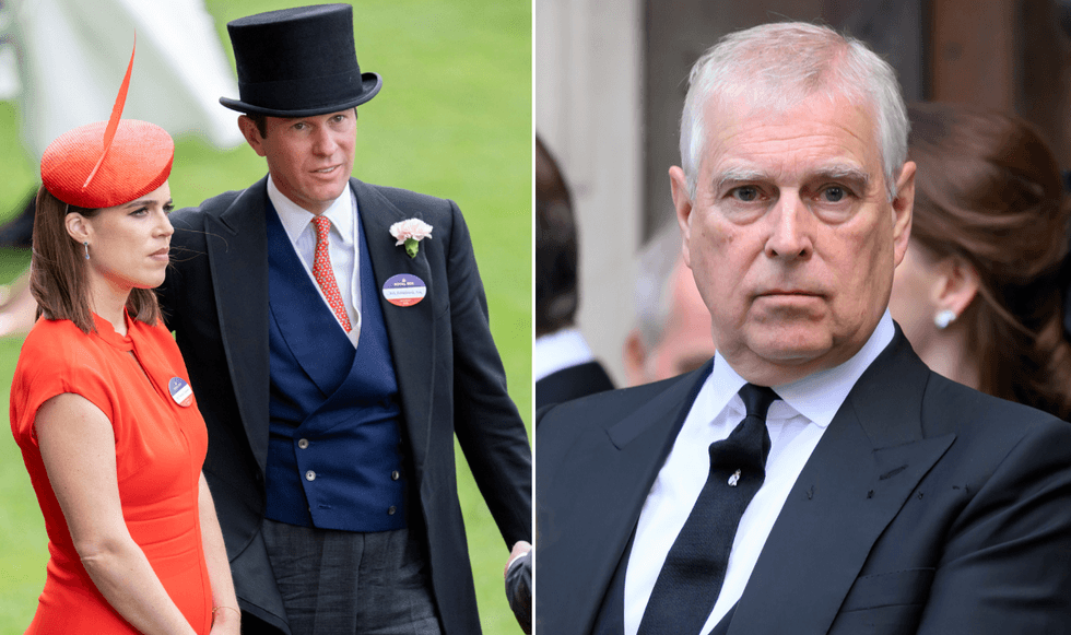 Princess Eugenie, Jack Brooksbank and Andrew
