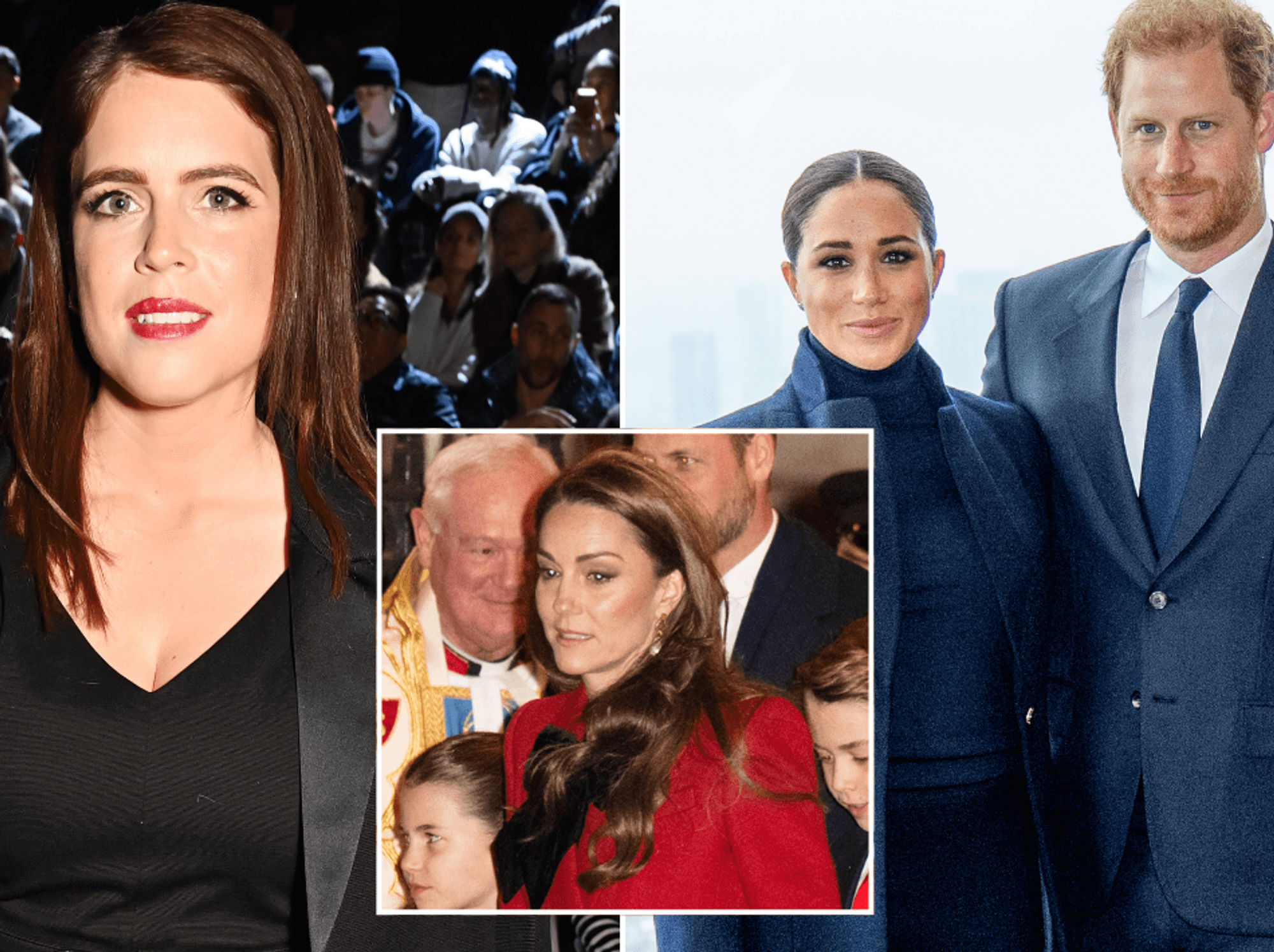 Princess Eugenie, Kate Middleton, Meghan Markle and Prince Harry