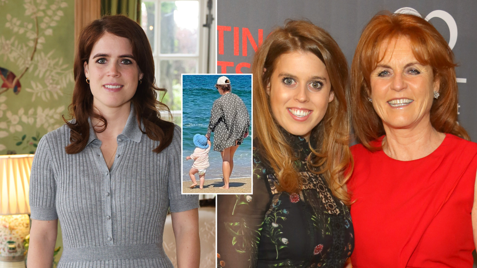 Princess Eugenie, Princess Beatrice and Sarah Ferguson