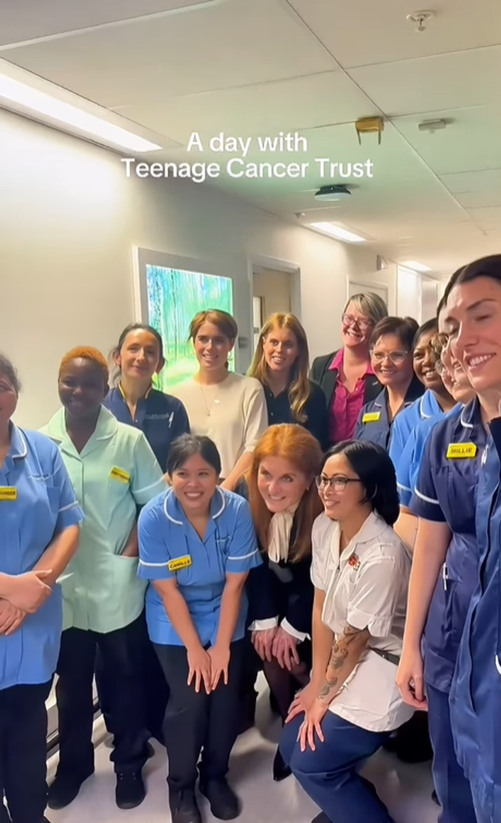 Princess Eugenie, Princess Beatrice and Sarah Ferguson