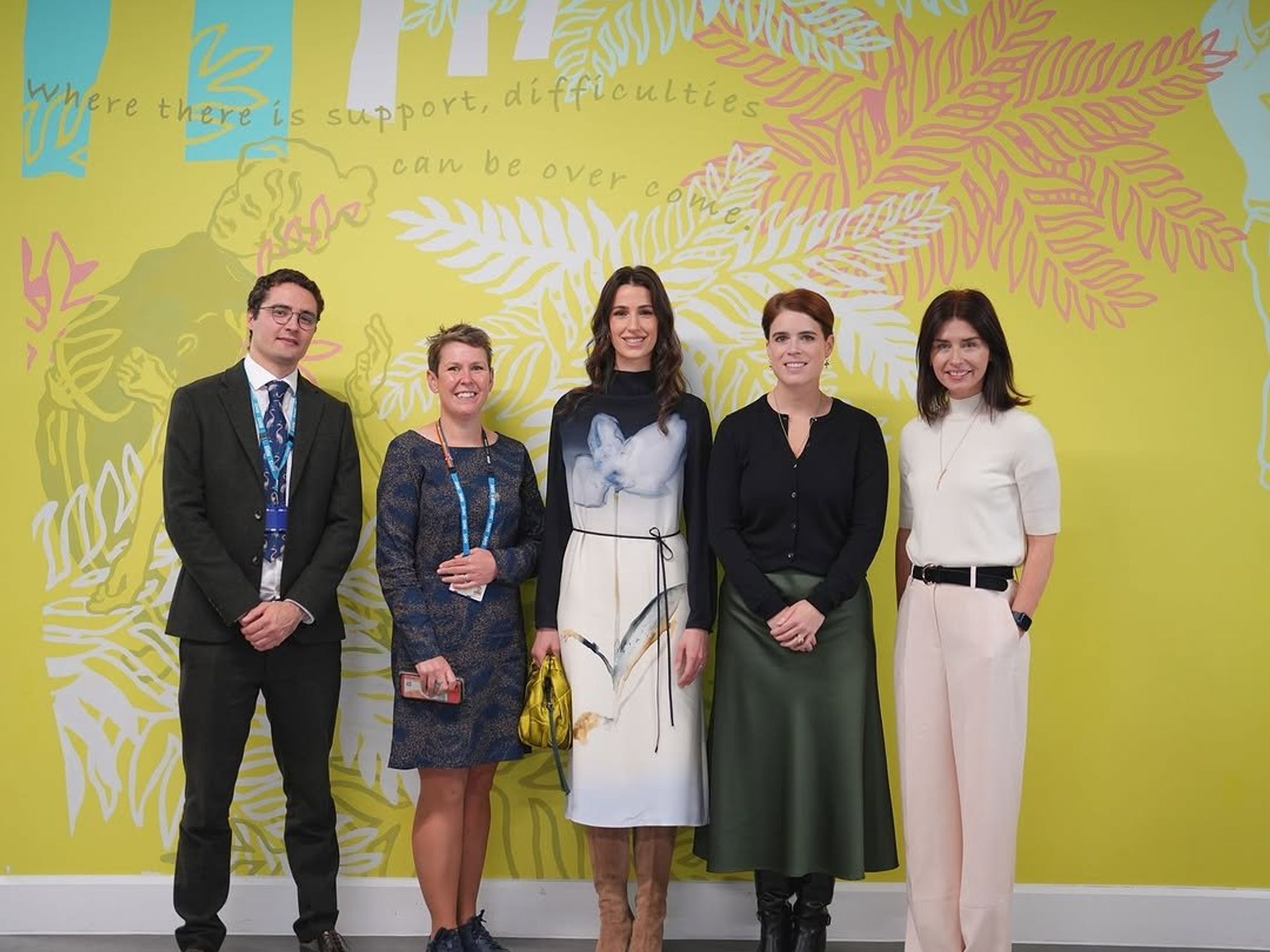 Princess Eugenie, Princess Rajwa Al Hussein