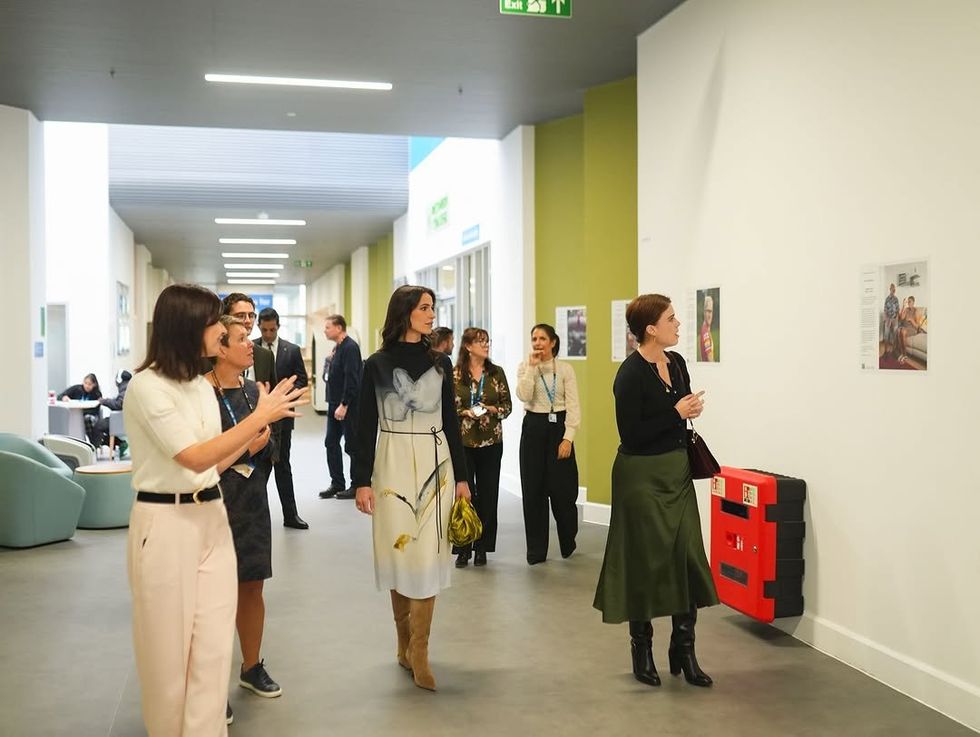 Princess Eugenie, Princess Rajwa Al Hussein