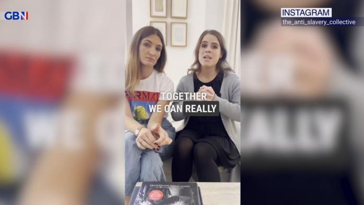 Princess Eugenie recalls harrowing plight of nurse trafficked to UK in new video