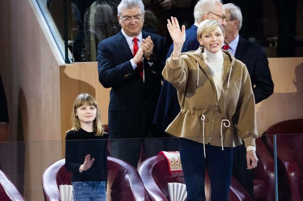 Princess Gabriella and Princess Charlene