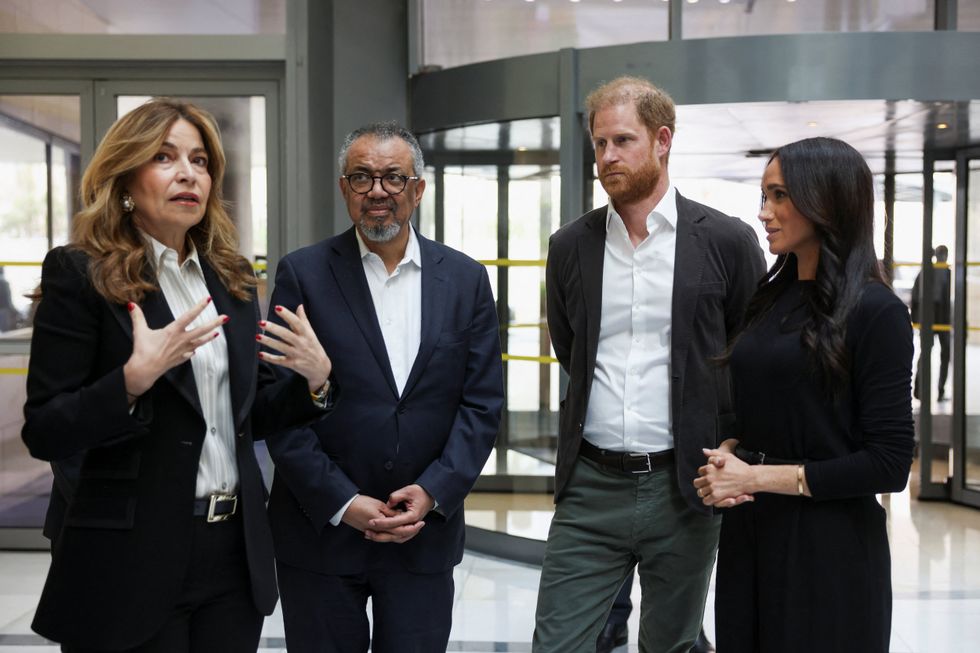 Princess Ghida, Prince Harry and Meghan Markle