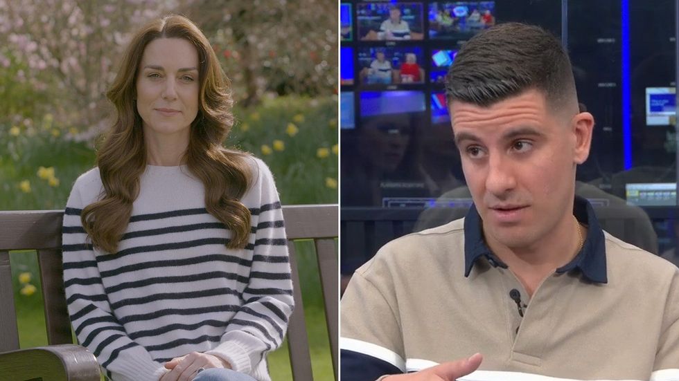 Princess Kate and Alex Cairns