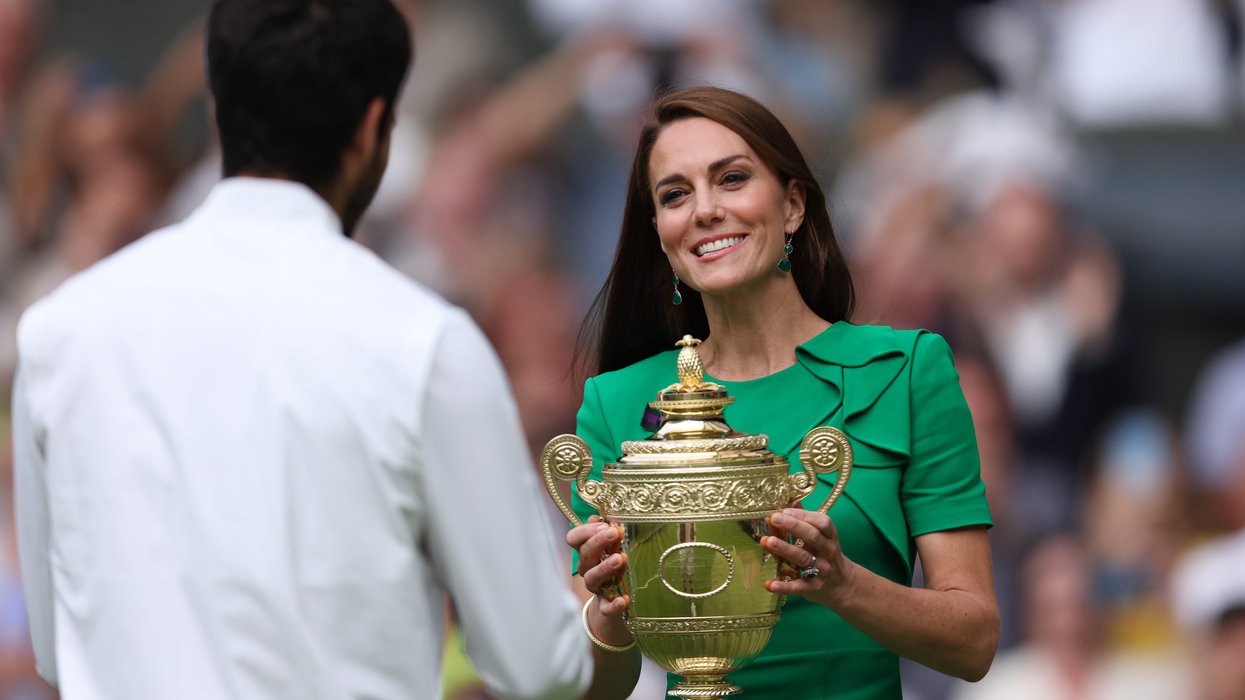 Princess Kate and Carlos Alcaraz at Wimbledon