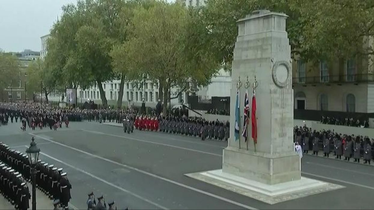 Princess Kate takes a ‘central position’ on Remembrance Sunday amid Camilla health scare