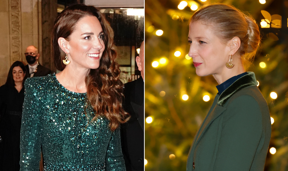 Princess Kate and Lady Gabriella Windsor