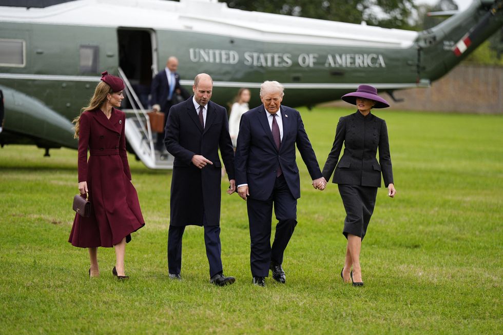 Princess Kate and Melania Trump