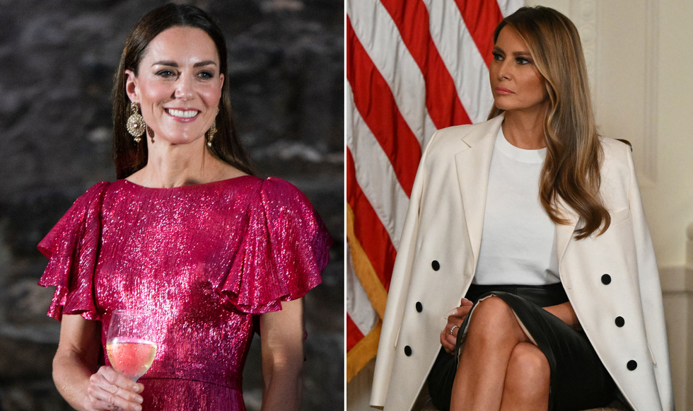 Princess Kate and Melania Trump